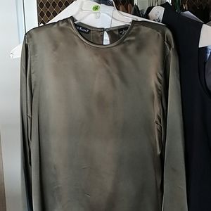 100% silk blouse